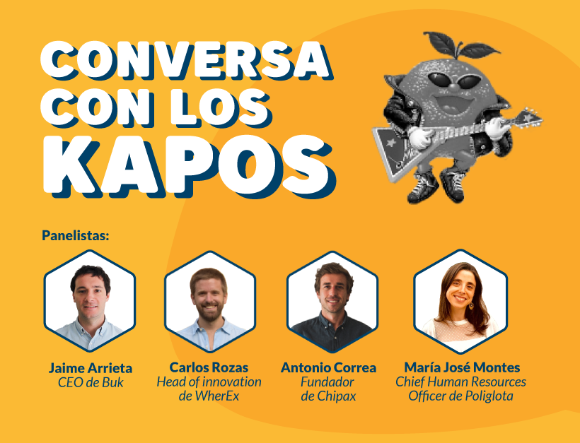 Evento Startups: wherEX participó en conversatorio de Buk Starter “Conversa con los Kapos”