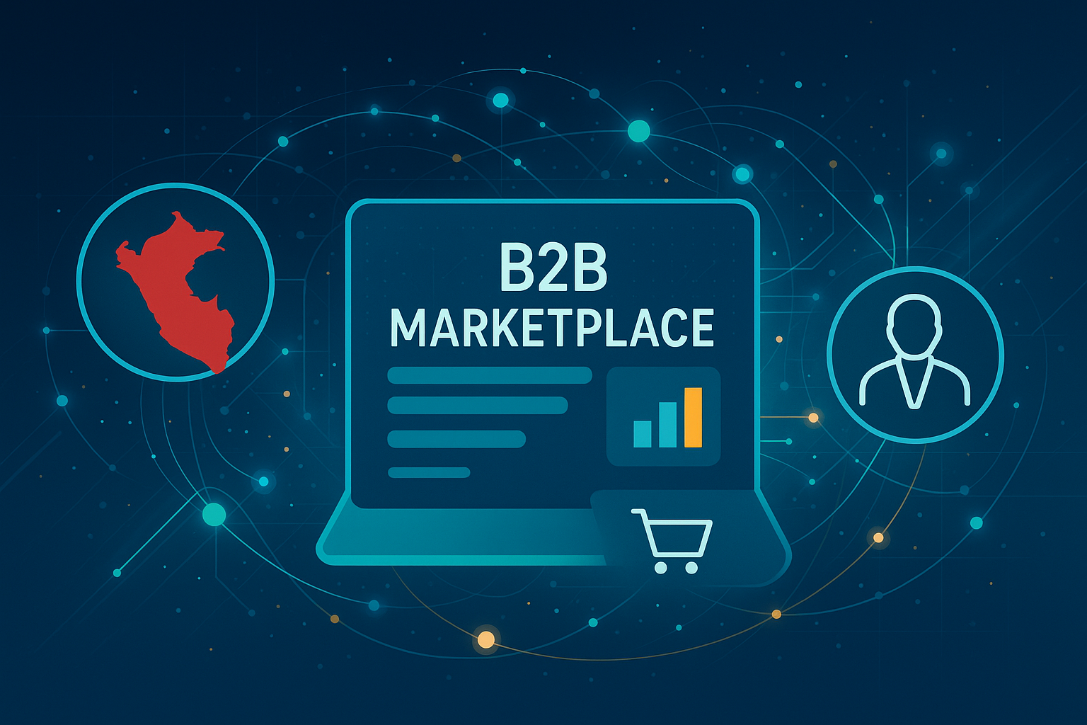 ¿Qué software ofrece marketplace B2B integrado con proveedores en Perú?