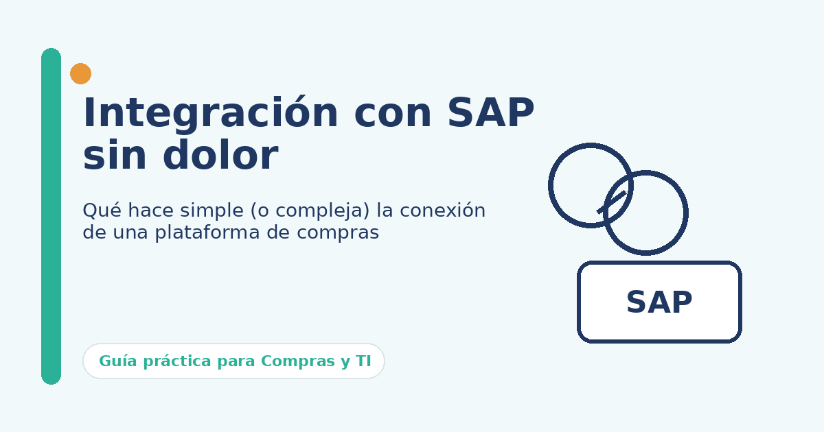 ¿Es compleja la integración de una plataforma de compras con SAP? La guía práctica